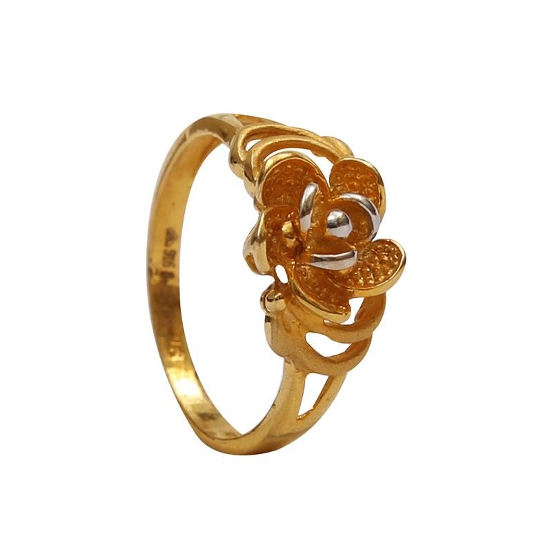 Platinum band with diamond